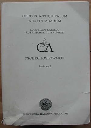 Corpus antiquitatum aegyptiacarum. Altägyptische Särge in den Museen und Sammlungen der Tschechos...