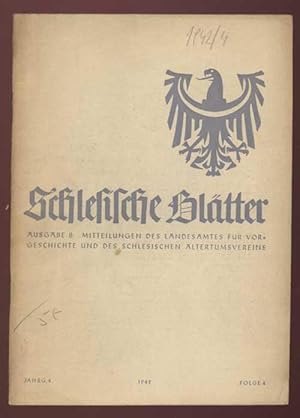 Schlesische Blätter. Jg. 4, Folge 4 1942