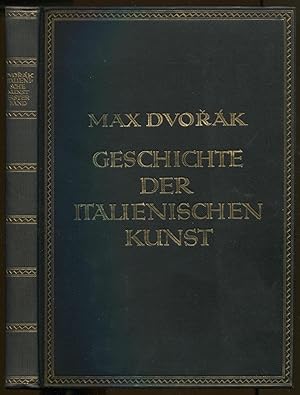 Imagen del vendedor de Geschichte der italienischen Kunst im Zeitalter der Renaissance. Akademische Vorlesungen. Erster Band: Das 14. und 15. Jahrhundert. Mit siebenundneunzig Tafeln a la venta por Antikvariat Valentinska