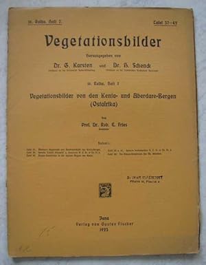 Imagen del vendedor de Vegetationsbilder. Vegetationsbilder von den Kenia- und Aberdare-Bergen (Ostafrika); 16. Reihe, Heft 7, Tafel 37-42 a la venta por Antikvariat Valentinska