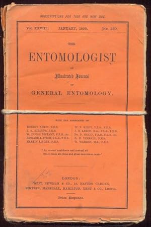 Bild des Verkufers fr The Entomologist: An Illustrated Journal of General Entomology, Vol. 28. 1895 11 Hefte; unvollstndig - ohne Juli Heft. Ungebunden zum Verkauf von Antikvariat Valentinska