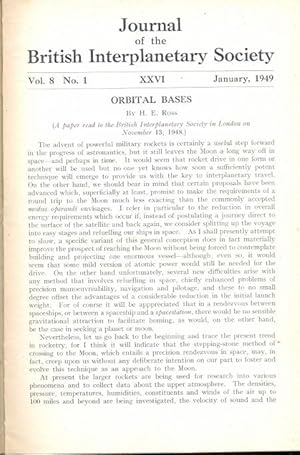 Journal of the British Interplanetary Society, Vol. 8. 1949 [gebunden].