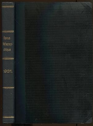 Revue Métapsychique. Année 1931. Bulletin de l'Institut Métapsychique International