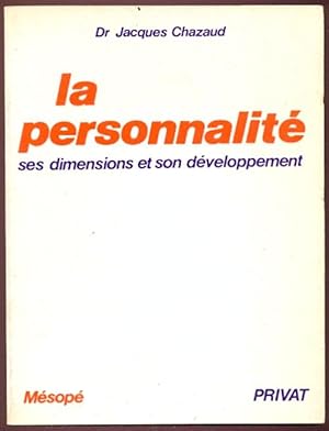 Immagine del venditore per La Personnalite ses dimensions et son developpement venduto da Antikvariat Valentinska