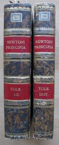 Bild des Verkufers fr Philosophiae naturalis principia mathematica. Perpetuis commentariis illustrata, communi studio Thomae Le Seur et Francisci Jacquier. Editio nova. 4 parts in 2 volumes zum Verkauf von Antikvariat Valentinska