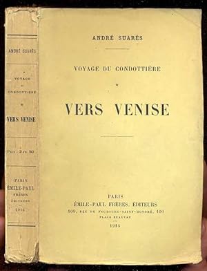 Bild des Verkufers fr Voyage du condottiere. Vers Venise zum Verkauf von Antikvariat Valentinska