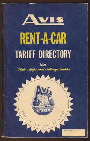 Avis Rent a Car Tariff Directory