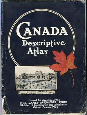 Bild des Verkufers fr Canada. Descriptive Atlas zum Verkauf von Antikvariat Valentinska