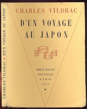 D'un Voyage au Japon. Mit Radierung des Verfassers von Berthold Mahn in Frontispiz. Nummeriertes ...