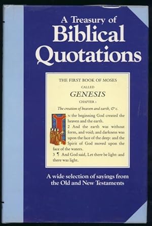 Immagine del venditore per A Treasury of Biblical Quotations venduto da Antikvariat Valentinska