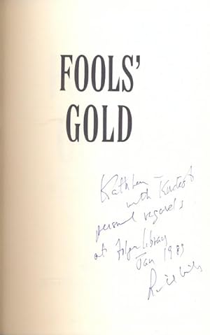 Bild des Verkufers fr Fools' Gold [Mit Verfasserwidmung auf Schmutztitelseite] zum Verkauf von Antikvariat Valentinska