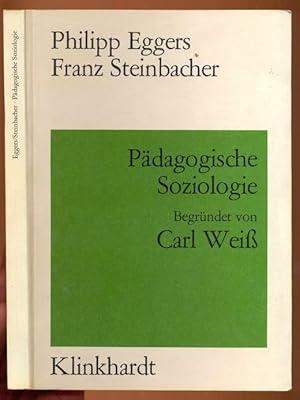 Bild des Verkufers fr Pdagogische Soziologie zum Verkauf von Antikvariat Valentinska