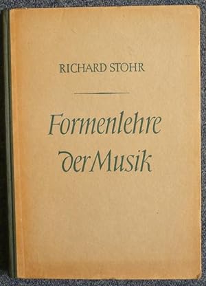 Seller image for Formenlehre der Musik. 17.-18. Tausend der Gesamtauflage for sale by Antikvariat Valentinska