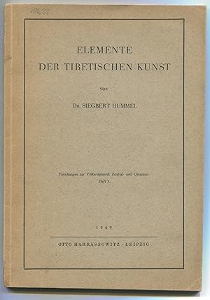Seller image for Elemente der tibetischen Kunst [= Forschungen zur Vlkerdynamik Zentral- und Ostasiens; Heft 3] for sale by Antikvariat Valentinska