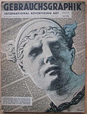 Seller image for Gebrauchsgraphik. Monatsschrift zur Frderung knstlerischer Reklame = International Advertising Art. Monthly Magazine for Promoting Art in Advertising. Zwlfter Jg./12. Vol. 1935; Hft./No 7 for sale by Antikvariat Valentinska