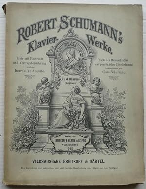 Robert Schumann Klavierwerke. Für Klavier zu 4 Händen. Volksausgabe 645
