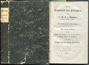 Die Symbolik des Traumes. Mit einem Anhange aus dem Nachlasse eines Visionärs: des J. Fr. Oberlin...