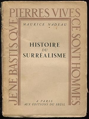 Bild des Verkufers fr Histoire du surralisme [= Collection pierres vives] zum Verkauf von Antikvariat Valentinska