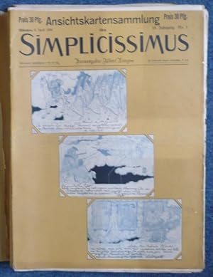 Simplicissimus. 13. Jahrgang. No. 1-3, 5-17, 19-52