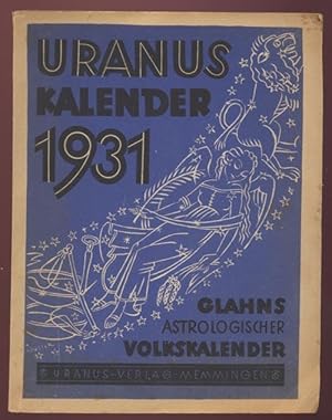 Bild des Verkufers fr Uranus-Kalender. Glahns astrologischer Volkskalender 1931 zum Verkauf von Antikvariat Valentinska