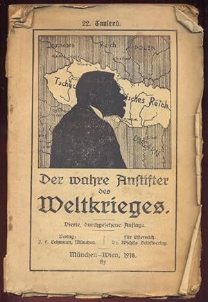 Seller image for Dr. Karl Kramarsch der Anstifter des Weltkrieges. Vierte, durchgesehene und vermehrte Auflage for sale by Antikvariat Valentinska