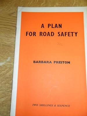 Seller image for A plan for road safety for sale by Clement Burston Books