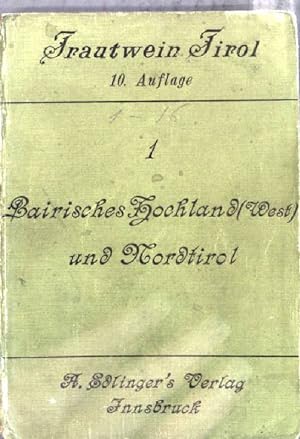 Imagen del vendedor de Trautwein's Tirol : Bairisches Hochland (West) udn Nordtirol; a la venta por books4less (Versandantiquariat Petra Gros GmbH & Co. KG)