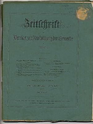 Zeitschrift des Vereins zur Ausbildung der Gewerke in München.