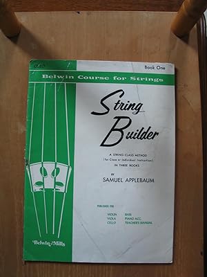 Bild des Verkufers fr Belwin Courses for Strings - String Builder Book One zum Verkauf von EbenezerBooks