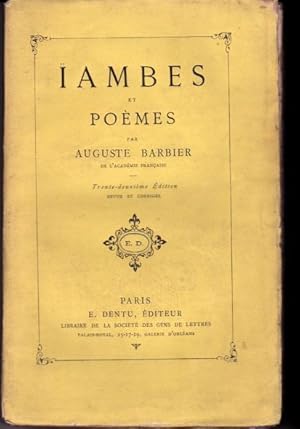 Iambes et poèmes