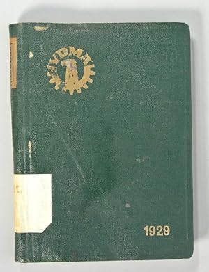 Seller image for STATISTISCHES JAHRBUCH FR DIE DEUTSCHE MASCHINENINDUSTRIE 1929. (VDMA) for sale by Antiquariat Bookfarm