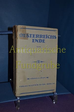 Bild des Verkufers fr sterreichs Ende. zum Verkauf von Antiquarische Fundgrube e.U.