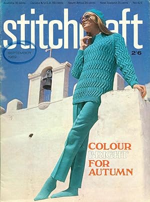 STITCHCRAFT : Colour Bright for Autumn : September 1969, Issue # 429