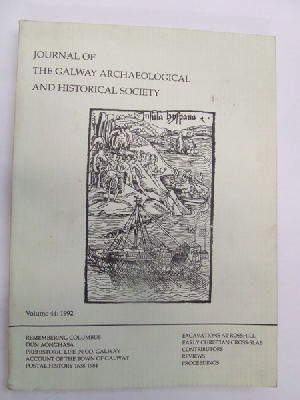 Imagen del vendedor de Journal of the Galway Archaeological and Historical Society Vol44 a la venta por Kennys Bookstore