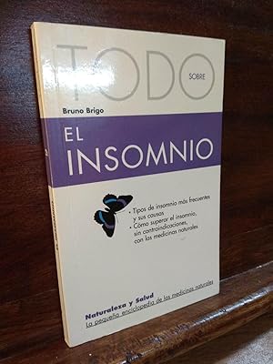 Seller image for Todo sobre El insomnio for sale by Libros Antuano