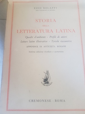 STORIA DELLA LETTERATURA LATINA, QUADRI D'AMBIENTE - PROFILI DI AUTORI - LETTURE LATINE ILLUSTRAT...