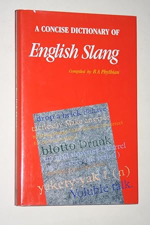 A Concise Dictionary Of English Slang