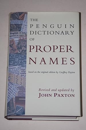 Seller image for The Penguin Dictionary Of Proper Names for sale by Bookenastics