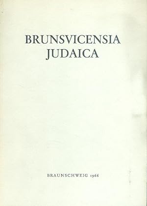 Seller image for Brunsvicensia Judaica. Gedenkbuch fr die jdischen Mitbrger der Stadt Braunschweig 1933-1945. for sale by erlesenes  Antiquariat & Buchhandlung