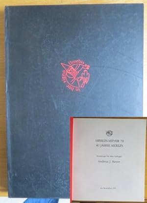 Doppeljubiläum - Hommage für den Verleger Andreas J. Merlin-Meyer zum 70. Geburtstag und 40 Jahre...