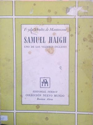 Imagen del vendedor de Samuel Haigh. Uno de los viajeros ingleses a la venta por Librera Monte Sarmiento