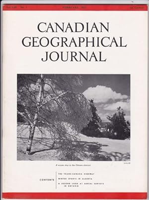 Canadian Geographical Journal, February 1957 - Winter Sports in Alberta; The Trans-Canada Highway...