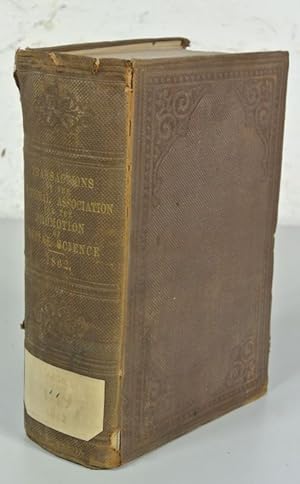 Imagen del vendedor de Transactions of the National Association for the Promotion of Social Science - London Meeting, 1862. RARE!! (Contains, e.g.: Present State of the Question concerning the Reformation of Prison Discipline. By Prof. Mittermaier). a la venta por Antiquariat Bookfarm