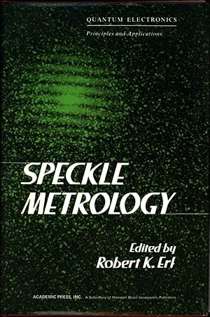 Seller image for Speckle Metrology / Quantum Electronics Principles and Applications for sale by Cat's Curiosities