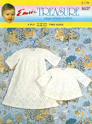 Seller image for EMU TREASURE RANGE OF BABY LEAFLETS : Long & Short Baby Dress : Leaflet 8637 for sale by 100POCKETS