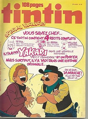 Seller image for Tintin (Journal de)-n 26/1980 for sale by Librairie l'Aspidistra