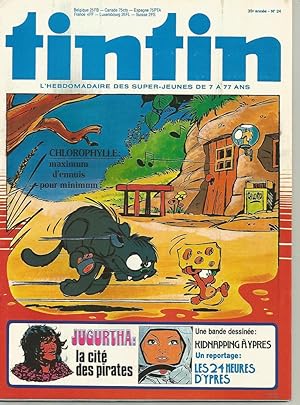 Bild des Verkufers fr Tintin (Journal de)-n 24/1980 zum Verkauf von Librairie l'Aspidistra