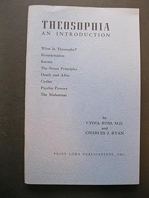 Bild des Verkufers fr THEOSOPHIA: An Introduction zum Verkauf von The Book Scot