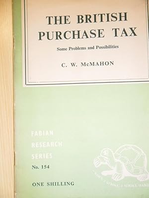 Immagine del venditore per The British purchase tax Some problems and possibilities venduto da Clement Burston Books
