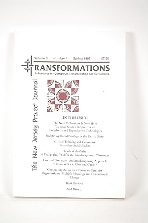 Bild des Verkufers fr Transformations Volume 8; Number 1; Spring 1997 zum Verkauf von Chris Korczak, Bookseller, IOBA
